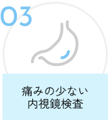 痛みの少ない内視鏡検査